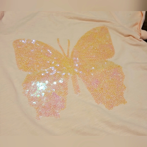 H&M Girls sequin tshirt, size 8-10y - Picture 2 of 3